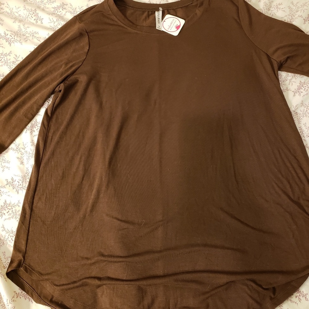 Nadine West tunic 3/4 sleeve top